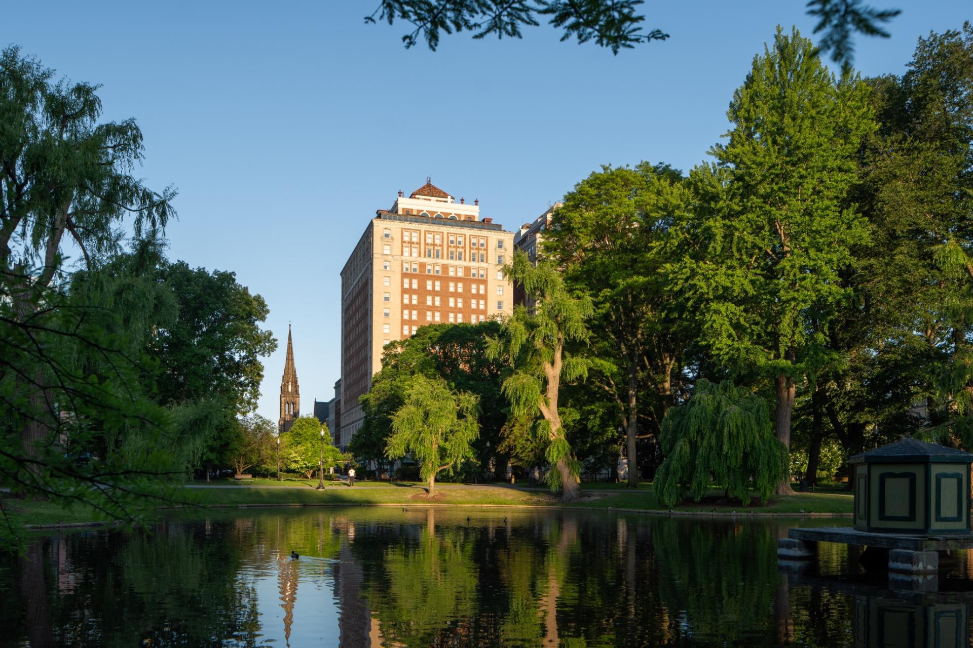 The Public Garden in Boston